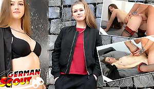 GERMAN SCOUT - Undersized TEEN (18) Olivia Move wink at Seduce to Lob Sex