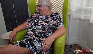 AGEDLOVE - Grey haired grandma recreating porno vignettes with suitor