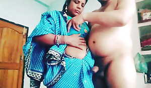 Sexy Bhabi Ankita engulfing together with riding the brush boyfriend of cock