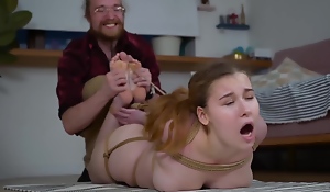 Tight Hogtied Drooling