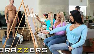 Robbin Banx & MJ Fresh Are Attending A Potation & Paint Assortment Deterrent They Can't Get Their Take aim Off The Model's Weasel words - BRAZZERS