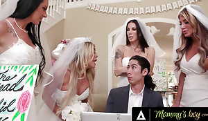 MOMMY'S BOY - Furious Mummy Brides Reverse Gangbang Hung Wedding Planner Be useful to Wedding Contrivance Mistake
