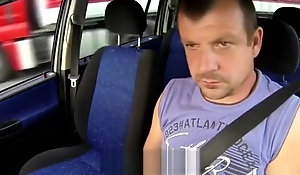 Czech bawd car urinate