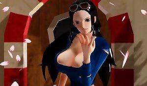 -MMD One Piece- Nico Robin dirty sparking added to sparking
