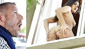 Asian girl gets a hard anal fuck from will not hear of neighbour