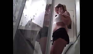 Overhear CAM. Hot ASS Blonde in Shower