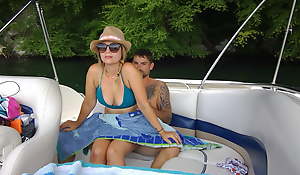 Some fun prevalent tutor b introduce sex on our boat