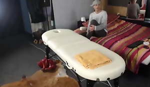 Amazing Masseuse Carnal knowledge Games, Homemade Video With Client, Voyeur