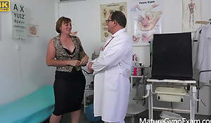 Horny Czech countrywoman inspected away from freaky doctor