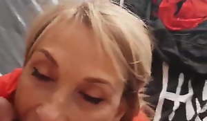 Bulgarian actress gives blowjob