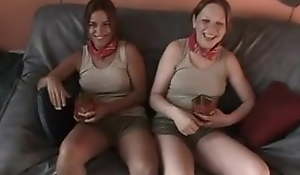 Hairy Girl Scout just about FFM Rimming Threesome