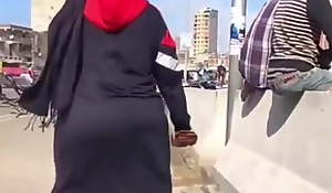 Girl with hijab and a big ass