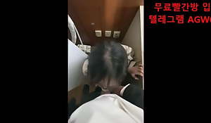 Korean pretty girl gets ejaculation in pussy
