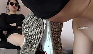 chinese femdom sneakers enter into the picture up to