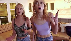 Teen Sisters Blackmailed Apart from Desperate Brother- Chloe Cherry, Gwen Viscious