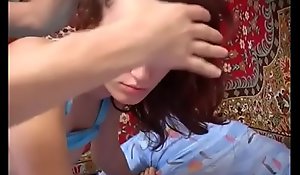 drunk girl and good house-servant have sex