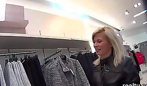 Striking czech girl is seduced in be passed on supermarket and fucked in pov