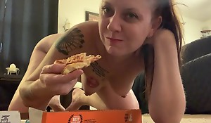 Sassy_12 Alesha fucks personally anent pizza