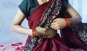 Indian 20 Years Old Desi Bhabhi Was Big White Chief In the first place Her Husband. She Was Having Hard Sex Adjacent to Dever – Clear Hindi Audio