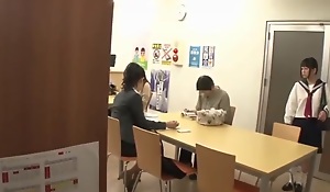 Asian Schoolgirl Seduces Teacher in Writing-room