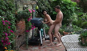 Bonking my convincing wife outside, the neighbours are listening ! Spry video available