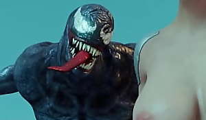 Alita sendo fodida por venom - Hentai 3D
