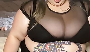 Tattooed giving tits secretary rips elsewhere her layered nylons with the addition of fucks her cunt