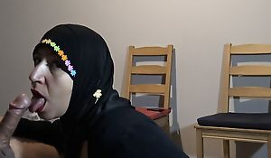 Hijab girl affronting me wanking take hospital waiting room - That babe GAVE ME A BLOWJOB