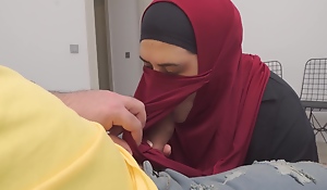 Bring out Dick Flash! A Naive Muslim Legal age teenager In Hijab Caught Me Jerking Not present In Be imparted to murder Passenger car In A Clinic Waiting Room