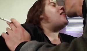 Immoral German BBW object her deep snatch fisted by her dude