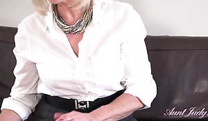 AuntJudys - Your 64yo Busty GILF Step-Auntie Louise gives you JOI