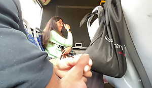 A stranger girl spanking paddle off increased by blown my bushwa in a public motor coach full of people